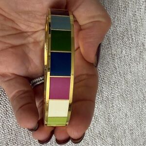 Coach Colorful Enamel Bangle Bracelet